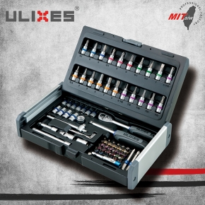 72pc 1/4"DR. Color Socket & BIT SET