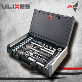 62pc 1/4" & 1/2"DR. Color Socket SET