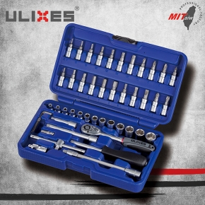 46pc 1/4"DR. Socket & Socket BIT SET