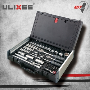 81pc 1/4" & 1/2"DR. Socket & BIT SET