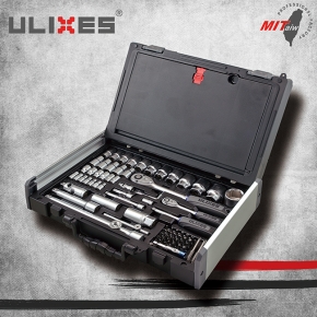 76pc 1/4" & 1/2"DR. Socket & BIT SET
