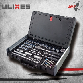 67pc 1/4" & 1/2"DR. Color Socket & BIT SET