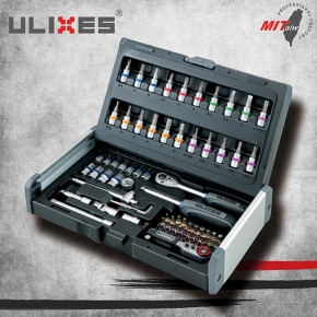 77pc 1/4"DR. Color Socket & BIT SET