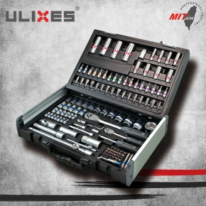 122pc 1/4" & 1/2"DR. Color Socket & BIT SET