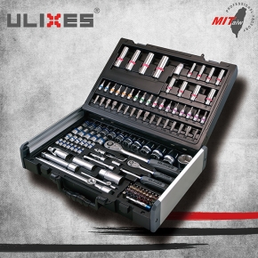 126pc 1/4" & 1/2"DR. Color Socket & BIT SET