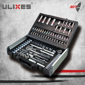 108pc 1/4" & 1/2"DR. Color Socket & BIT SET