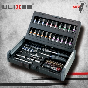 77pc 1/4"DR. Color Socket & BIT SET