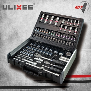 95pc 1/4" & 1/2"DR. Color Socket & BIT SET