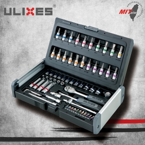 66pc 1/4"DR. Color Socket & BIT SET