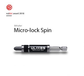 Micro-lock Spin bit holder
