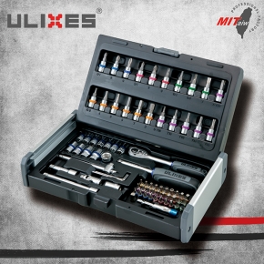 76pc 1/4"DR. Color Socket & BIT SET